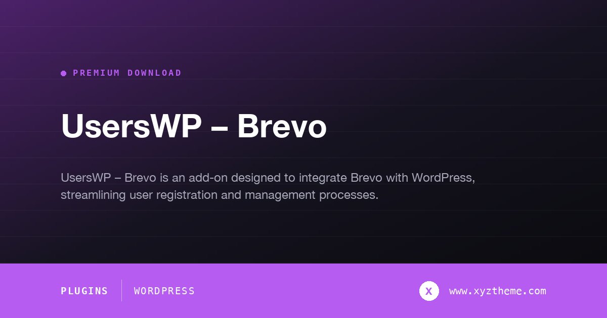 UsersWP – Brevo