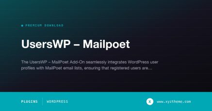 UsersWP – Mailpoet