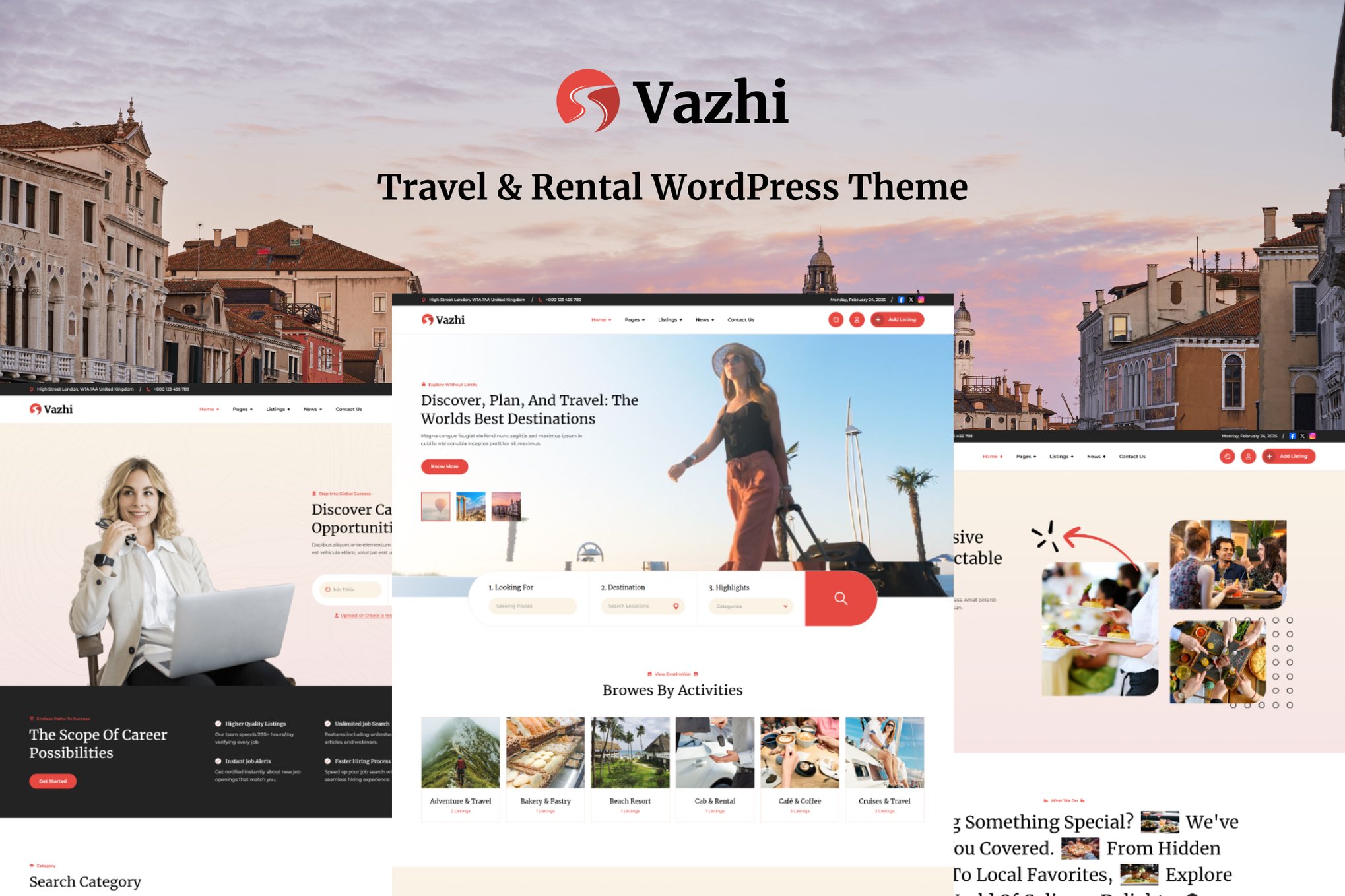 Vazhi – Directory and Listing WordPress Theme