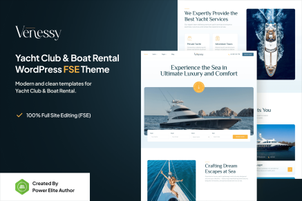 Venessy – Yacht Club & Boat Rental WordPress Theme