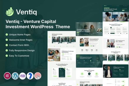 Ventiq – Capital & Investment WordPress Theme