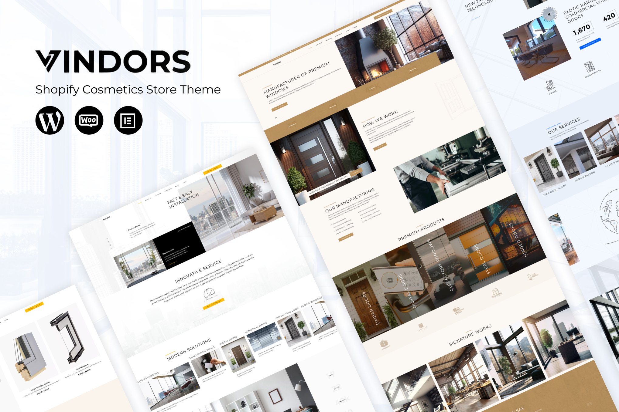 Vindors – Windows & Doors Company WordPress Theme
