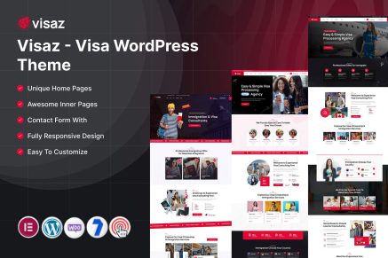 Visaz – Visa WordPress Theme