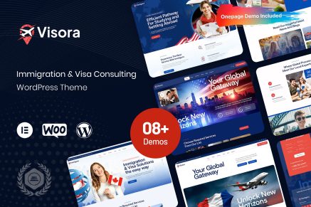 Visora – Immigration and Visa Consulting Theme