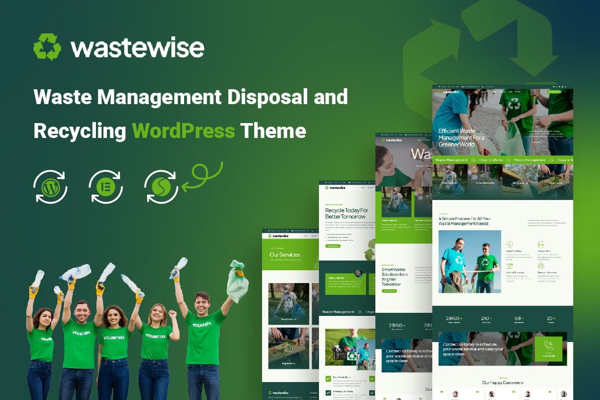 Wastewise – Waste Management WordPress Themeh
