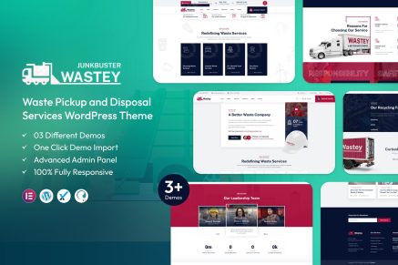 Wastey – Waste Pickup and Disposal WordPress Theme