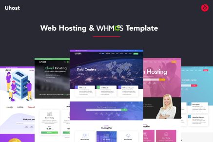 Web Hosting & WHMCS Template – Uhost