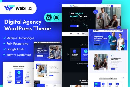 WebFlux | Digital Agency WordPress Theme