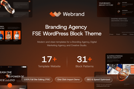 Webrand – Branding Agency WordPress Block Theme