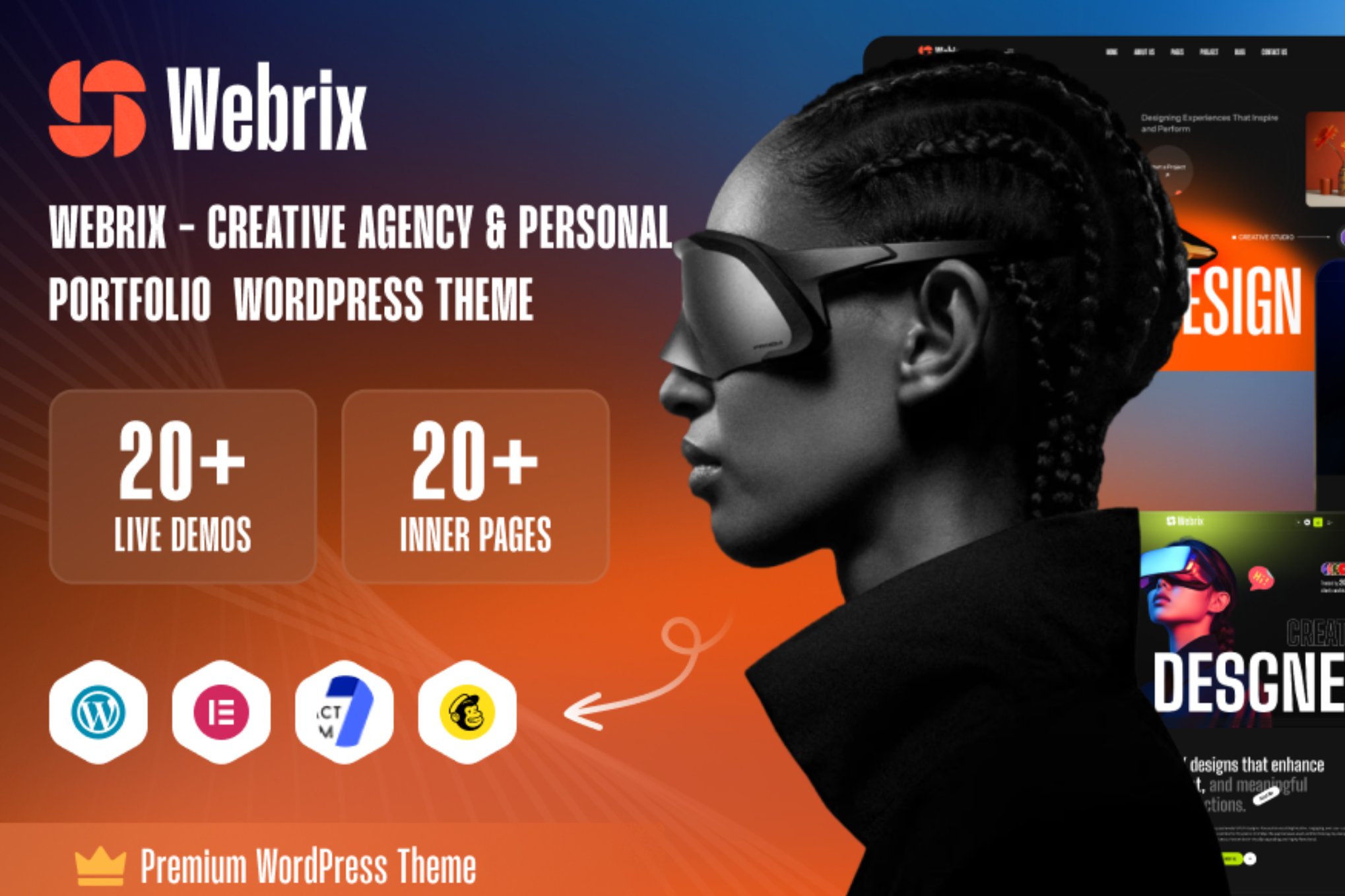 Webrix – Creative & Portfolio WordPress Theme
