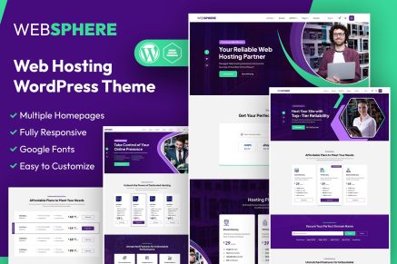 WebSphere | Web Hosting WordPress & WHMCS Theme
