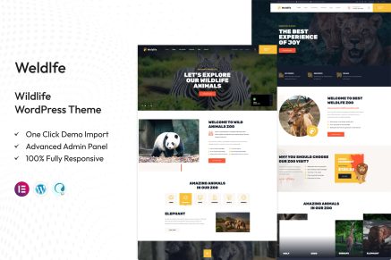 Weldlfe – Wildlife WordPress Theme