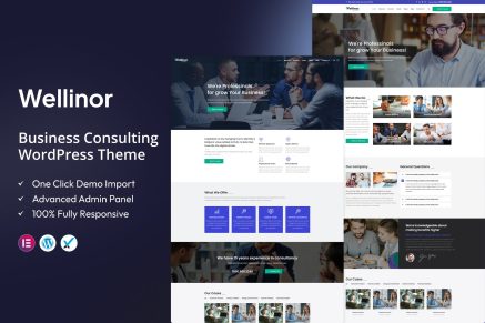 Wellinor – Business Consulting WordPress Theme