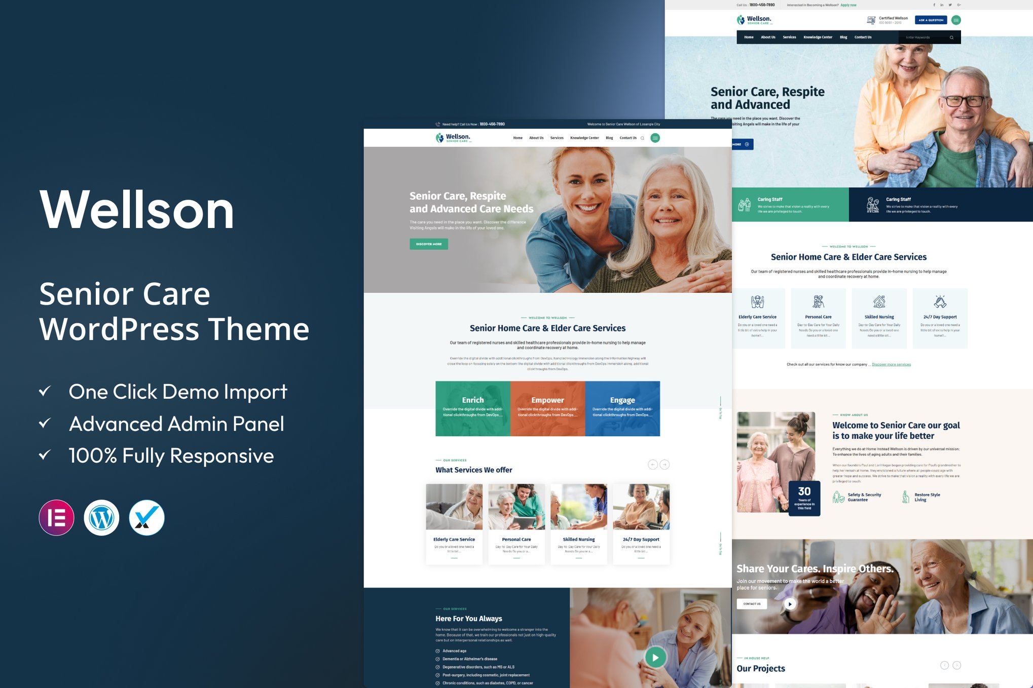 Wellson – Senior Care and Medical WordPress Theme
