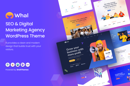 Whal – Digital Marketing & SEO WordPress Theme