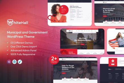 White Hall – Municipal Government WordPress Theme