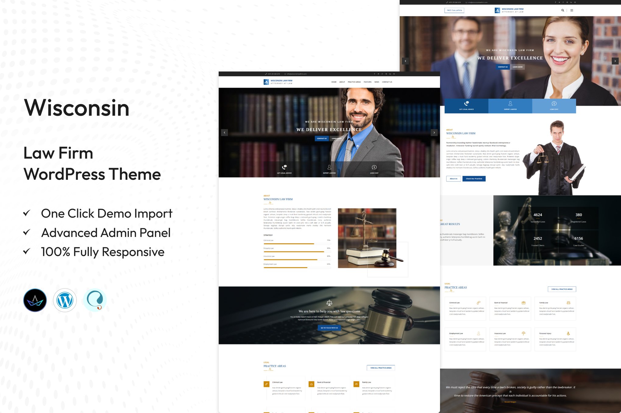 Wisconsin – Law Firm WordPress Theme