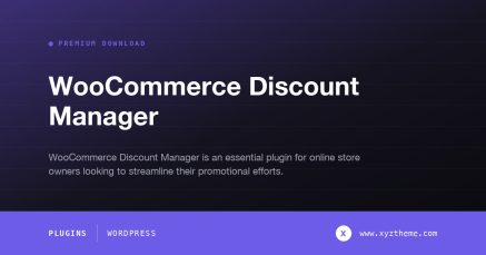 WooCommerce Discount Manager