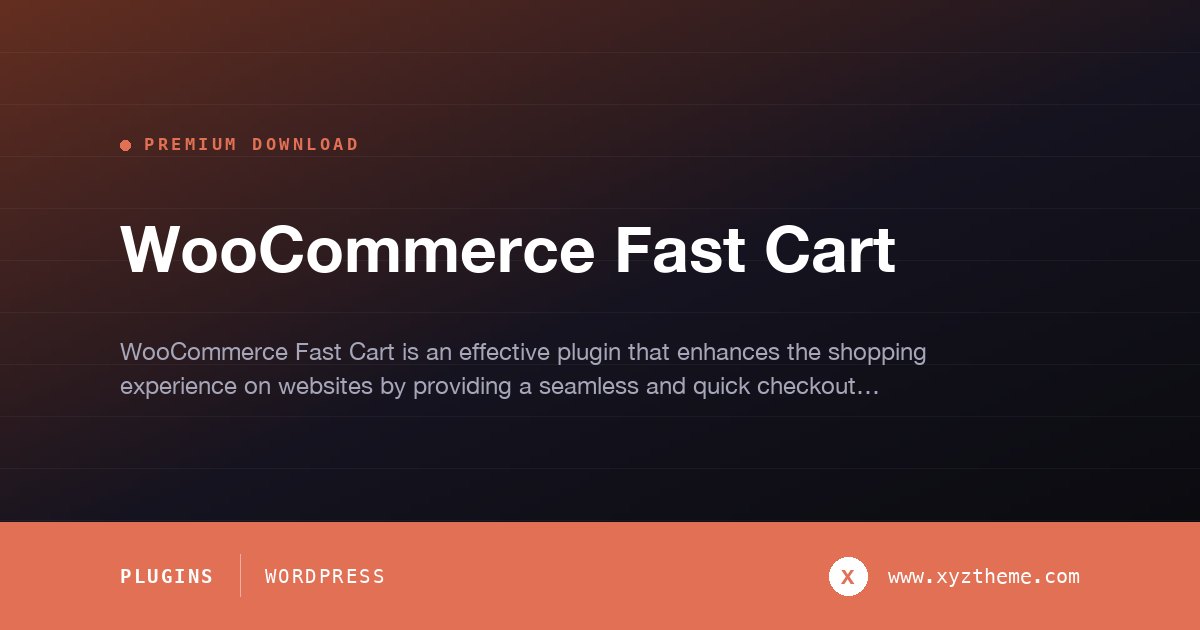 WooCommerce Fast Cart