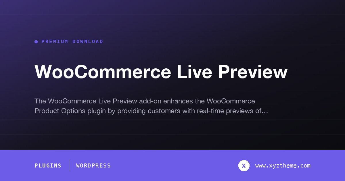 WooCommerce Live Preview