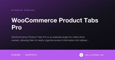 WooCommerce Product Tabs Pro