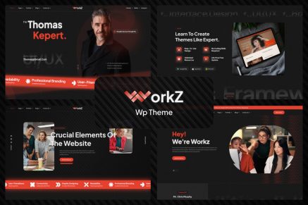Workz – Freelancer Portfolio WordPress Theme