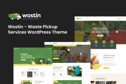 Wostin – Waste Pickup Services WordPress Theme