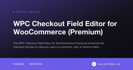 WPC Checkout Field Editor for WooCommerce (Premium)