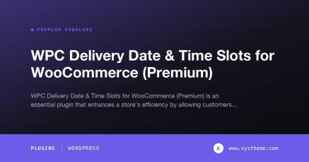 WPC Delivery Date & Time Slots for WooCommerce (Premium)