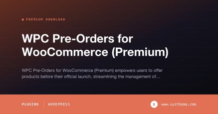 WPC Pre-Orders for WooCommerce (Premium)