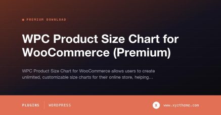 WPC Product Size Chart for WooCommerce (Premium)