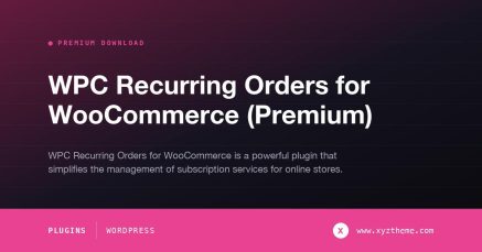 WPC Recurring Orders for WooCommerce (Premium)
