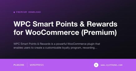 WPC Smart Points & Rewards for WooCommerce (Premium)