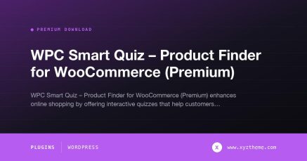 WPC Smart Quiz – Product Finder for WooCommerce (Premium)