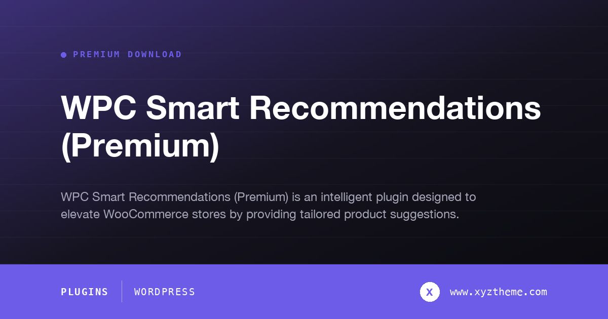 WPC Smart Recommendations (Premium)