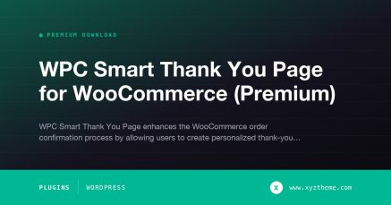 WPC Smart Thank You Page for WooCommerce (Premium)