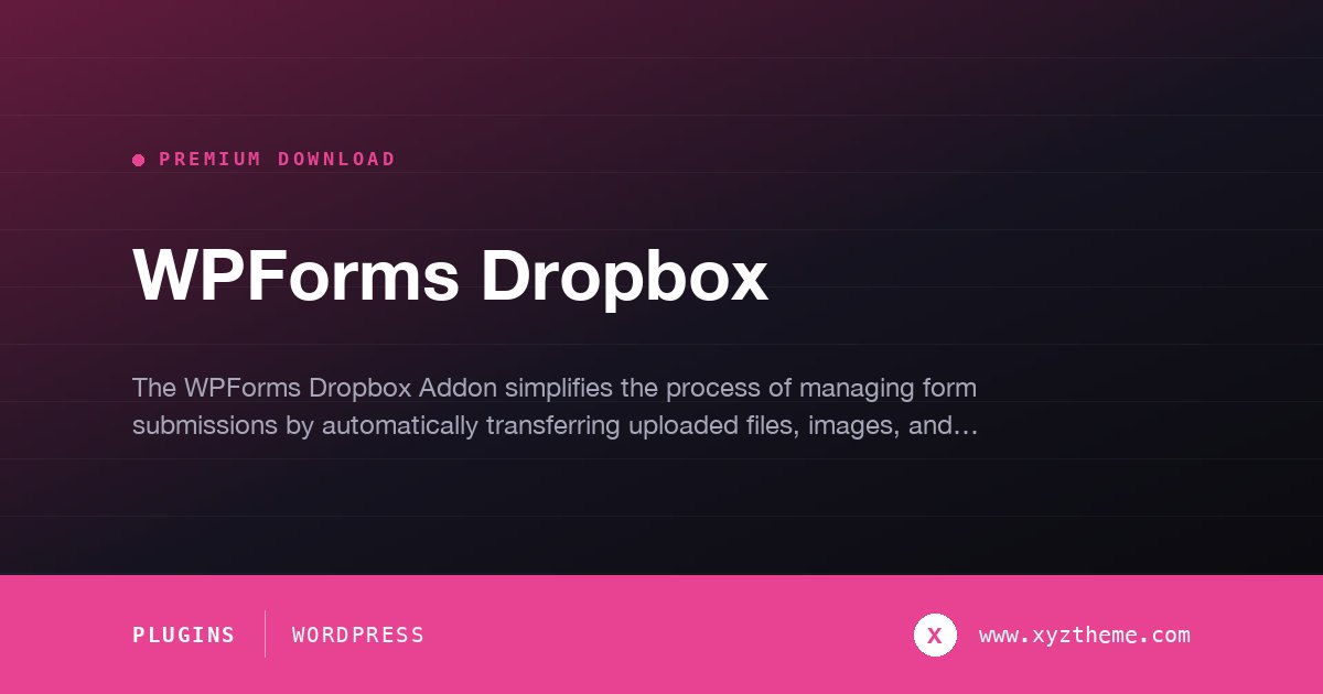 WPForms Dropbox