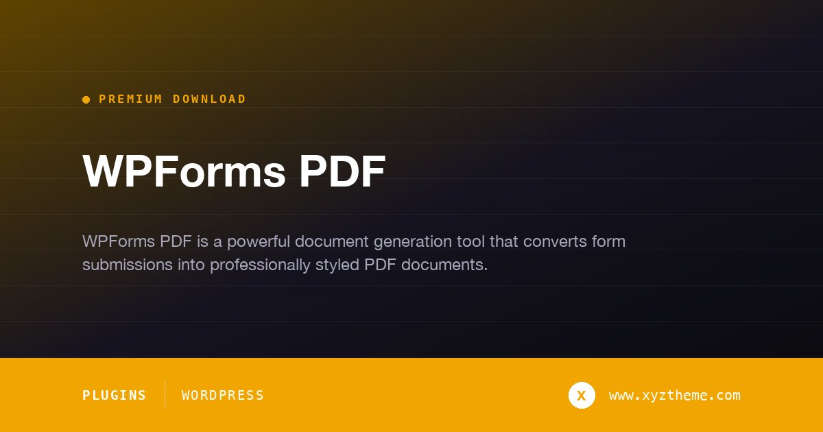 WPForms PDF