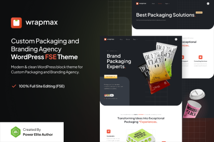 Wrapmax – Branding Agency FSE WordPress Theme