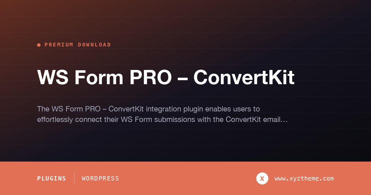 WS Form PRO – ConvertKit