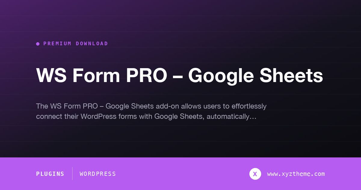 WS Form PRO – Google Sheets