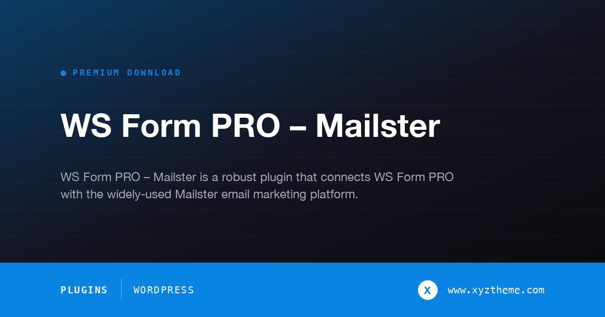 WS Form PRO – Mailster