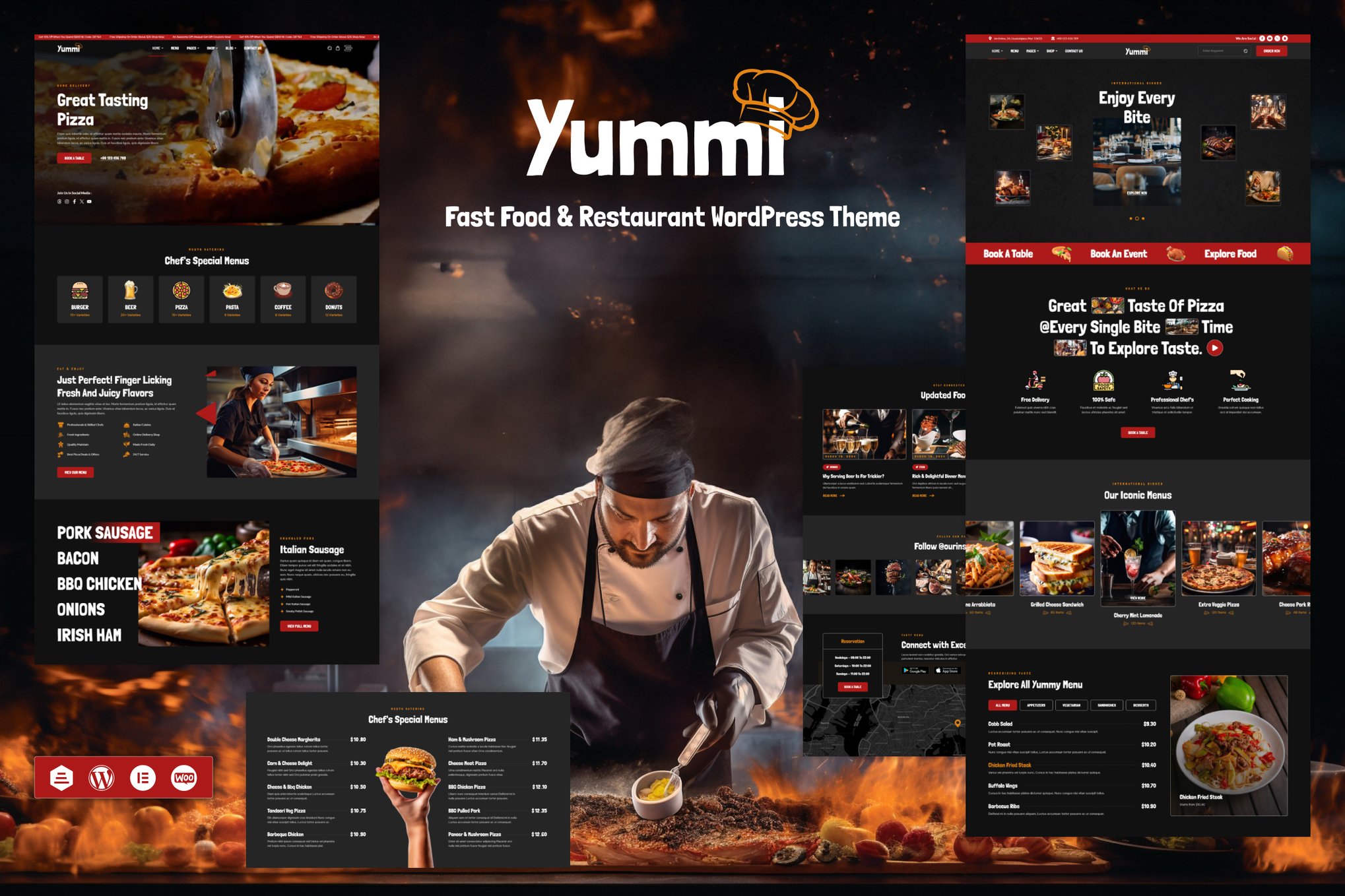 Yummi – Restaurant WordPress Theme