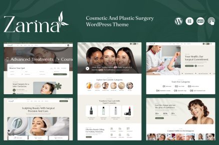 Zarina – Plastic Surgery WordPress Theme