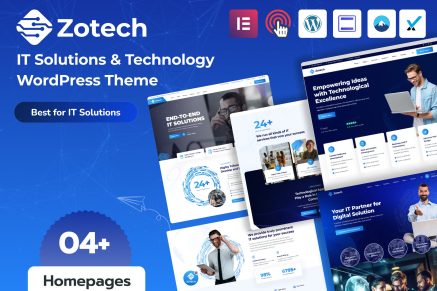 Zotech – IT Solutions & Technology WordPress Theme