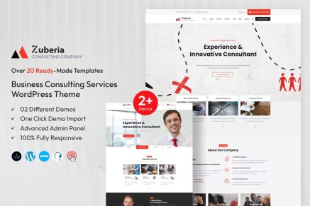 Zuberia – Business Consulting Services WP Theme