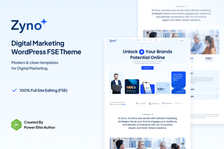 Zyno – Digital Marketing Agency WordPress Theme