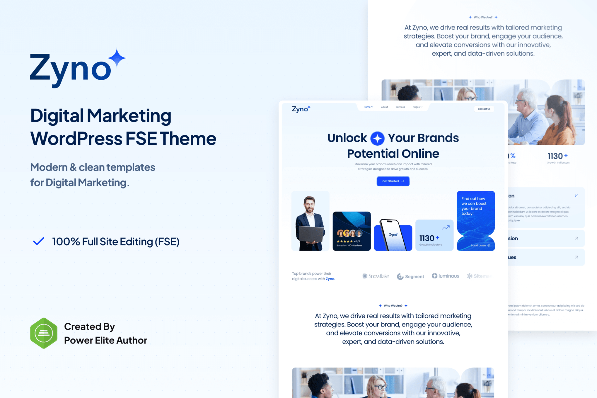 Zyno – Digital Marketing Agency WordPress Theme