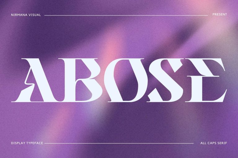 Abose – Modern Branding Logo Font