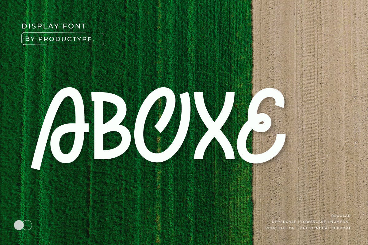 Aboxe – Display Font